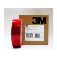 3M Diamond Grade™ 983 Reflektif Şerit Sert Yüzeyler İçin Kırmızı 