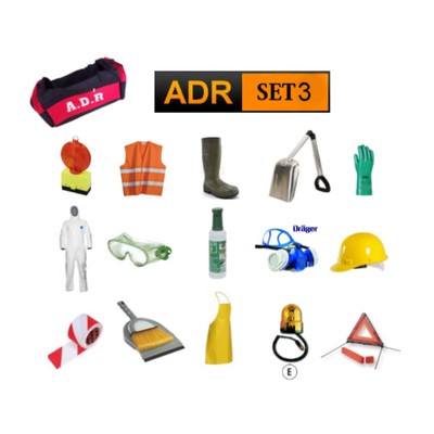 ADR SET 003 - Geniş Kapsamlı ADR Seti  (Çantalı)